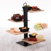 Wooden Metal Food Stand