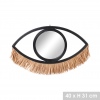 Eye Shaped Fringe Mirror