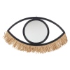 Eye Shaped Fringe Mirror