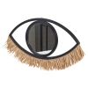 Eye Shaped Fringe Mirror