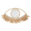 Eye Shaped Fringe Mirror