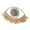 Eye Shaped Fringe Mirror