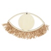 Eye Shaped Fringe Mirror