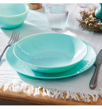 18pc Pampille Turquoise Dinner Set [875003]