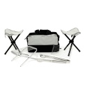 7 Piece Black & Grey Cooler Bag & Grill Set