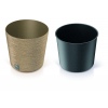 FURU ECO SLIM LOW Wood Effect Round Flower Pot