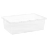 Clear Underbed Click And Store Box With Clear Lid