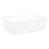 Clear Underbed Click And Store Box With Clear Lid