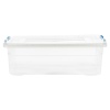 Clear Underbed Click And Store Box With Clear Lid