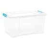 Clear Underbed Click And Store Box With Clear Lid