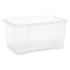 Clear Underbed Click And Store Box With Clear Lid