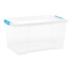 Clear Underbed Click And Store Box With Clear Lid