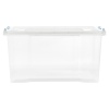 Clear Underbed Click And Store Box With Clear Lid