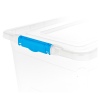 Clear Underbed Click And Store Box With Clear Lid