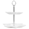 Star Shaped 2 Layer Porcelain Food Display Stand [128165]