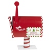 Red Freestanding Santa Post Mail Box [723254]
