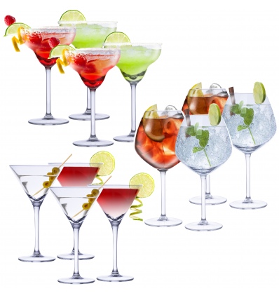 4 Pcs Cocktail Glases Set