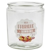 Glass Storage Sweet Jar With Decals [266194]