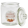 Glass Storage Sweet Jar With Decals [266194]