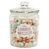 Glass Storage Sweet Jar With Decals [266194]