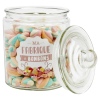 Glass Storage Sweet Jar With Decals [266194]