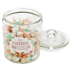 Glass Storage Sweet Jar With Decals [266194]