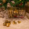 100 Assorted Sized Christmas Baubles in PVC Box