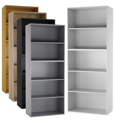 STAKK Wide 5 Shelf Bookcase