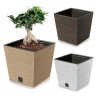 FURU Square Low ECO Wood Planter