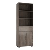 STAKK Free Standing 2 Door 1 Drawer Cabinet + Wide 3 Tier Shelf