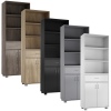 STAKK Free Standing 2 Door 1 Drawer Cabinet + Wide 3 Tier Shelf