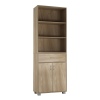 STAKK Free Standing 2 Door 1 Drawer Cabinet + Wide 3 Tier Shelf