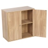 STAKK Free Standing 2 Door Cabinet + Wide 3 Tier Shelf