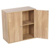 STAKK Free Standing 2 Door Cabinet + Wide 3 Tier Shelf