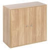 STAKK Free Standing 2 Door Cabinet + Wide 3 Tier Shelf