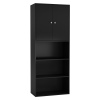 STAKK Free Standing 2 Door Cabinet + Wide 3 Tier Shelf