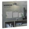 3 Gold Rimmed Hanging Square Mirrors Set [011938]