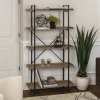 68" Industrial Collection Metal Bookcase