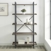 68" Industrial Collection Metal Bookcase