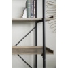 68" Industrial Collection Metal Bookcase