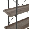 68" Industrial Collection Metal Bookcase