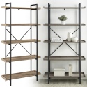 68" Industrial Collection Metal Bookcases