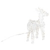 20cm Acrylic Reindeer with 20 Colour LED Lights [615654]