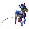 20cm Acrylic Reindeer with 20 Colour LED Lights [615654]