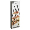 3 Tier Wood & Metal Etagere Pyramid Style Display Stand [221467]