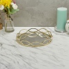 Eternity Design Glass Mirror Candle Tray