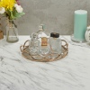 Eternity Design Glass Mirror Candle Tray