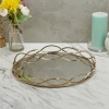 Eternity Design Glass Mirror Candle Tray