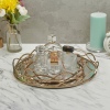 Eternity Design Glass Mirror Candle Tray