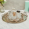 Eternity Design Glass Mirror Candle Tray